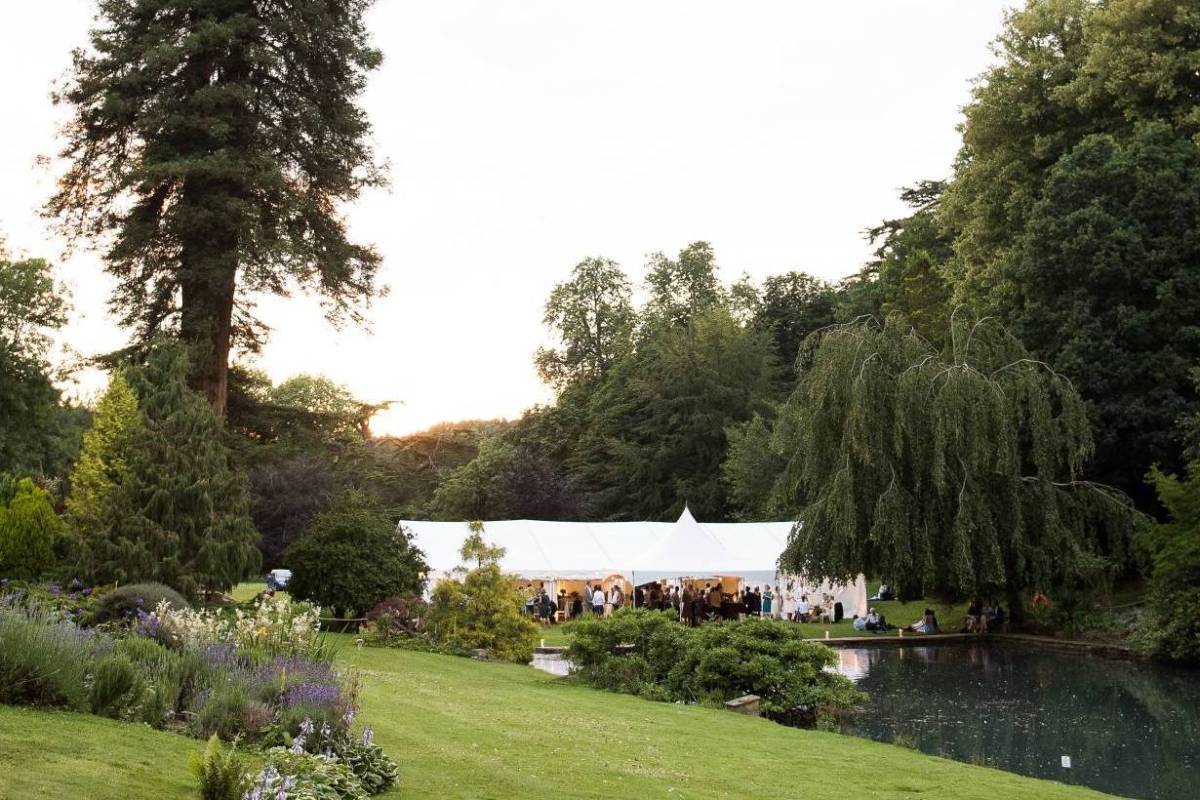 Beautiful setting for a wedding marquee - daytime