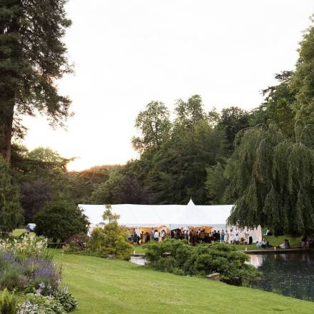 Beautiful setting for a wedding marquee - daytime