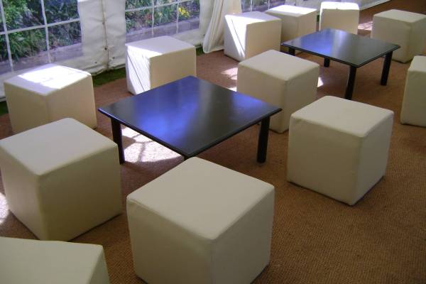 Cubes and coffee tables
