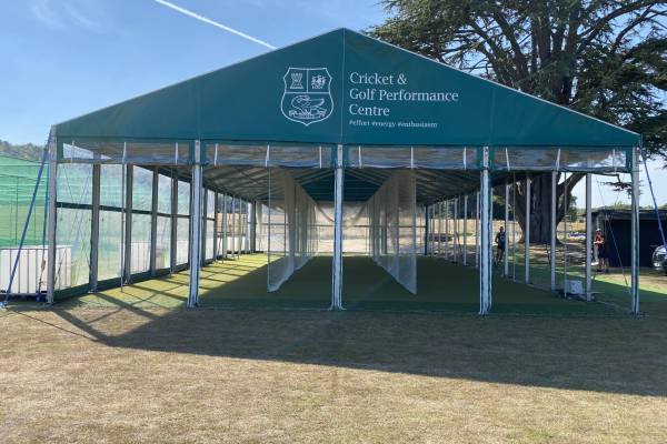 Custom cricket tent for school