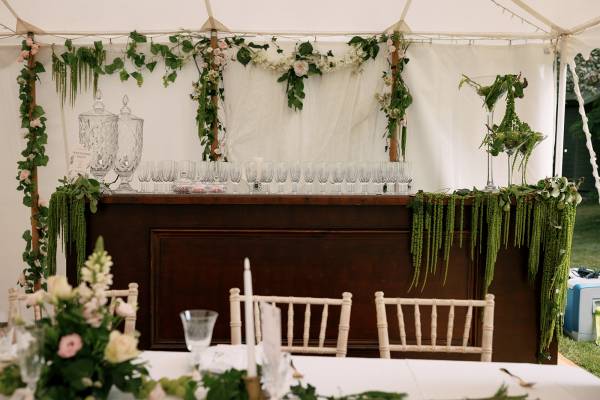 Wooden bar