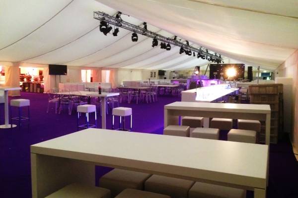 Multiple marquees for a large event