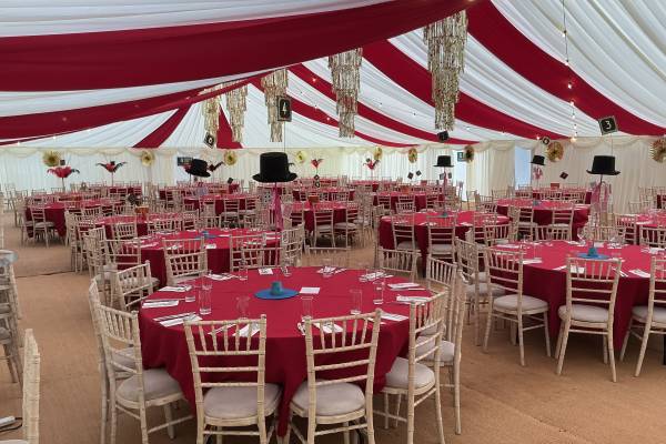 Circus themed marquee
