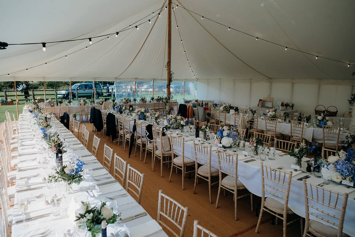 Traditional tent interior