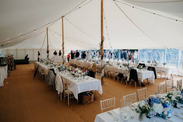 Traditional marquee interior