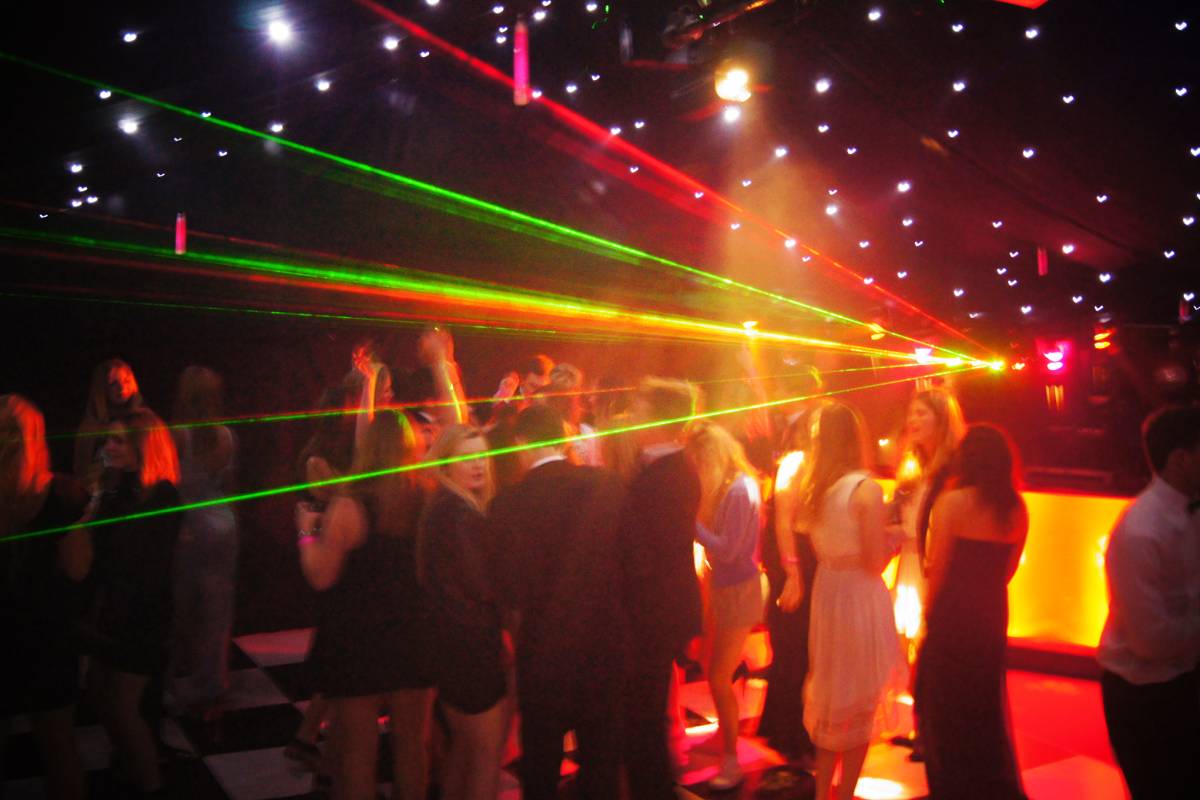 Dancing at 18th birthday party