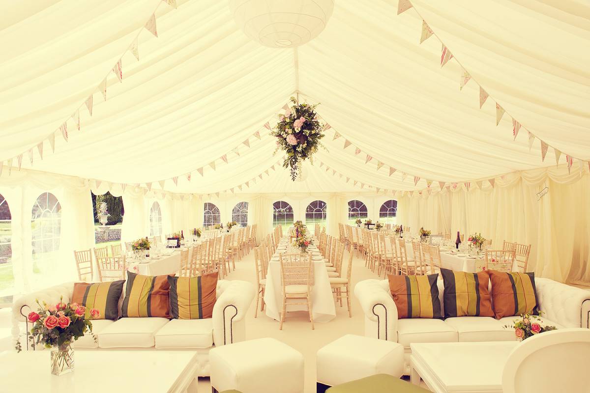 Wedding marquee in Milton Keynes