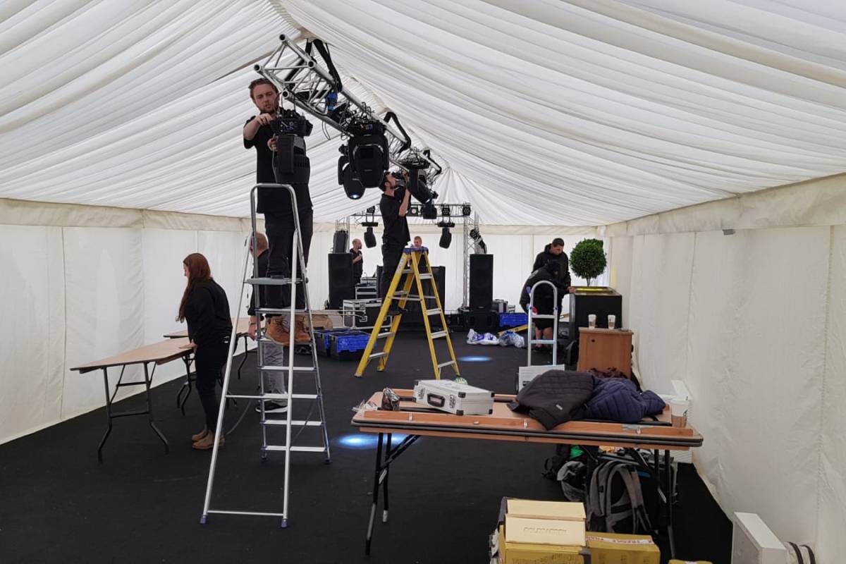 County Marquees team at work