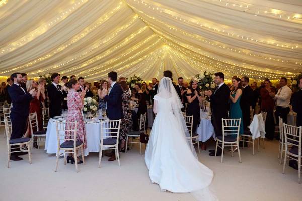 Fairy light canopy