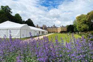Large frame marquee for university graduation