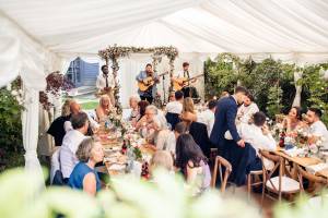 Small wedding marquee