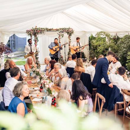 Small wedding marquee